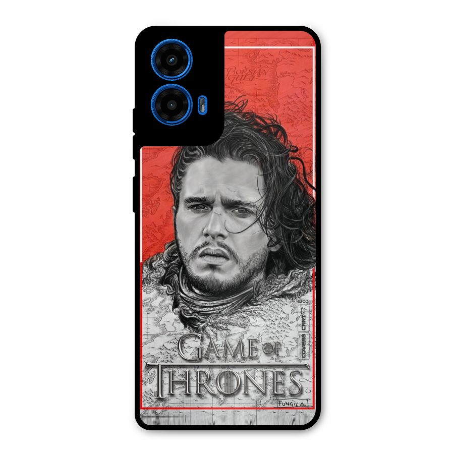 Jon Snow Nights Watch Metal Back Case for Moto G45