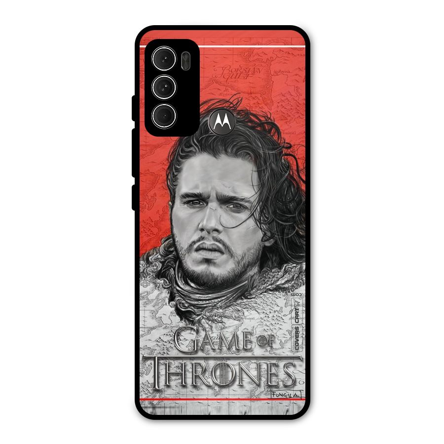Jon Snow Nights Watch Metal Back Case for Moto G60