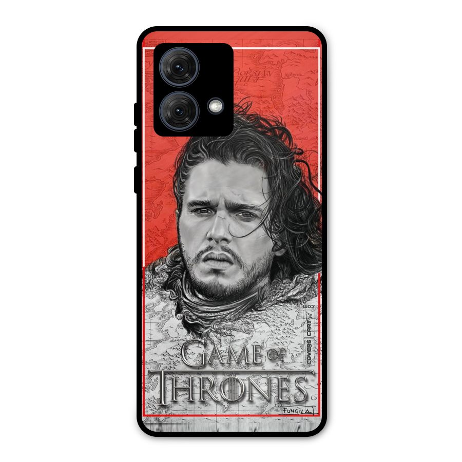 Jon Snow Nights Watch Metal Back Case for Moto G84