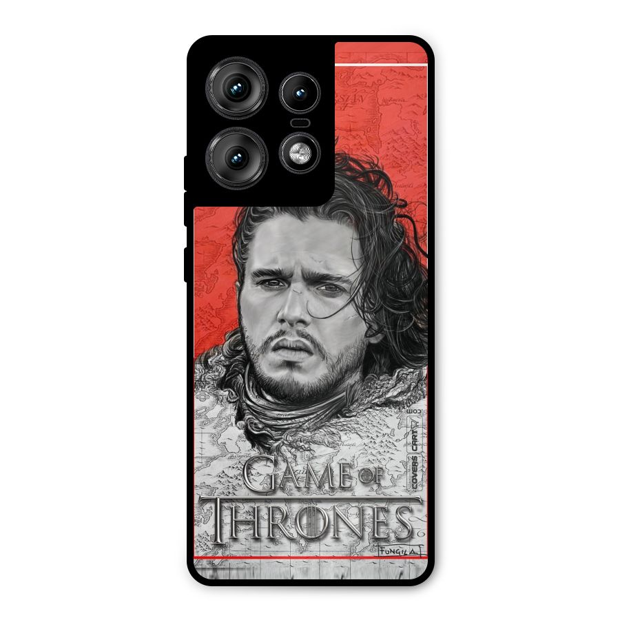 Jon Snow Nights Watch Metal Back Case for Motorola Edge 50 Pro