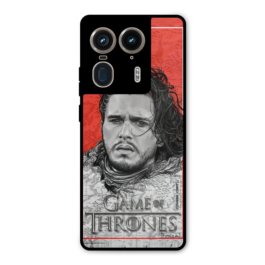 Jon Snow Nights Watch Metal Back Case for Motorola Edge 50 Ultra