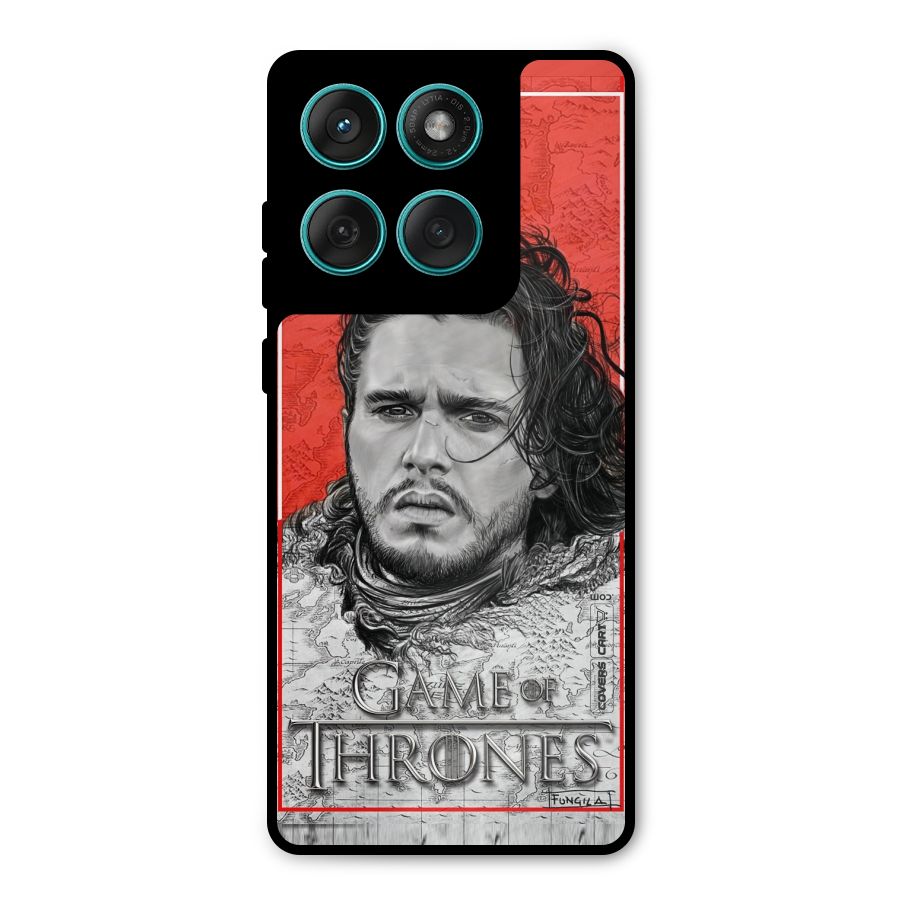 Jon Snow Nights Watch Metal Back Case for Motorola Edge 60 Fusion