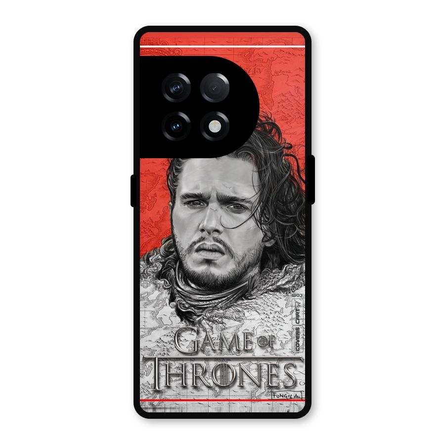 Jon Snow Nights Watch Metal Back Case for OnePlus 11R