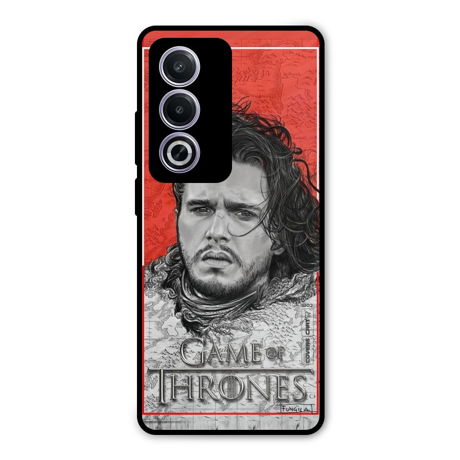 Jon Snow Nights Watch Metal Back Case for Oppo A3 Pro