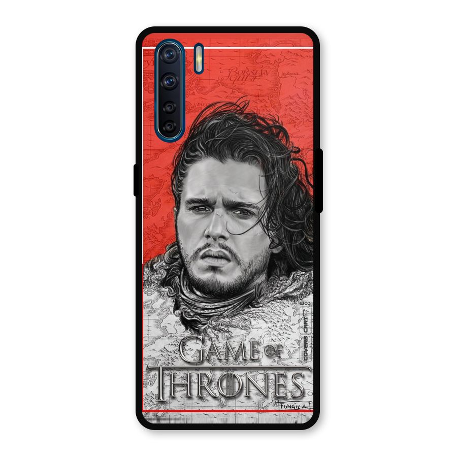 Jon Snow Nights Watch Metal Back Case for Oppo F15