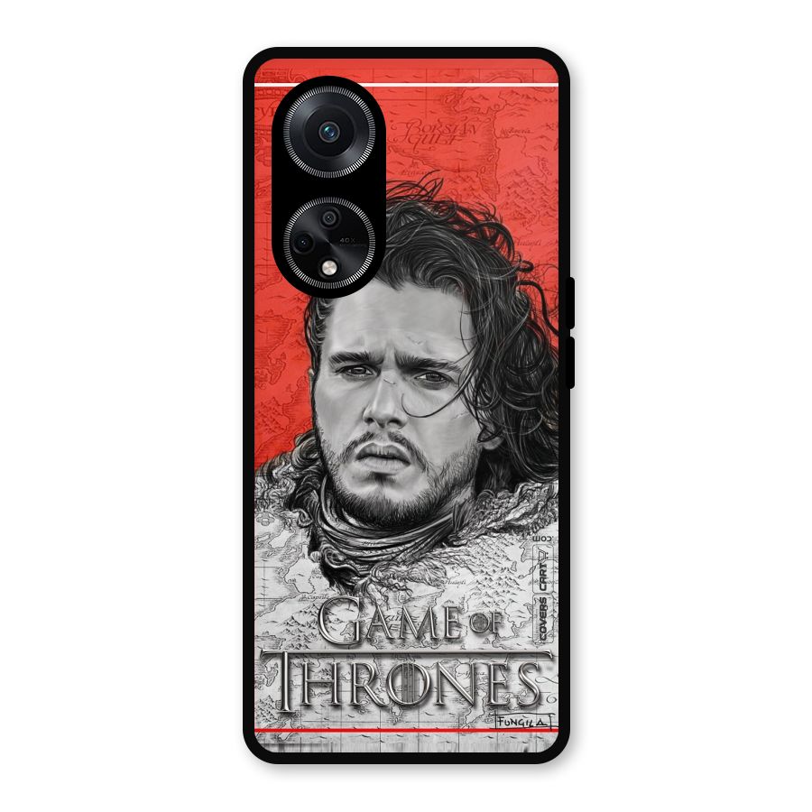 Jon Snow Nights Watch Metal Back Case for Oppo F23