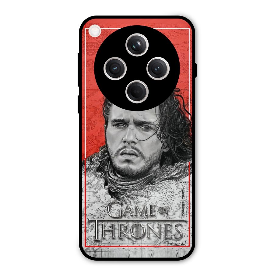 Jon Snow Nights Watch Metal Back Case for Oppo Find X8