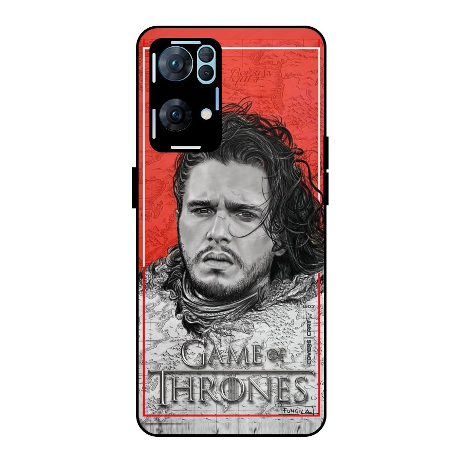 Jon Snow Nights Watch Metal Back Case for Oppo Reno7 Pro 5G