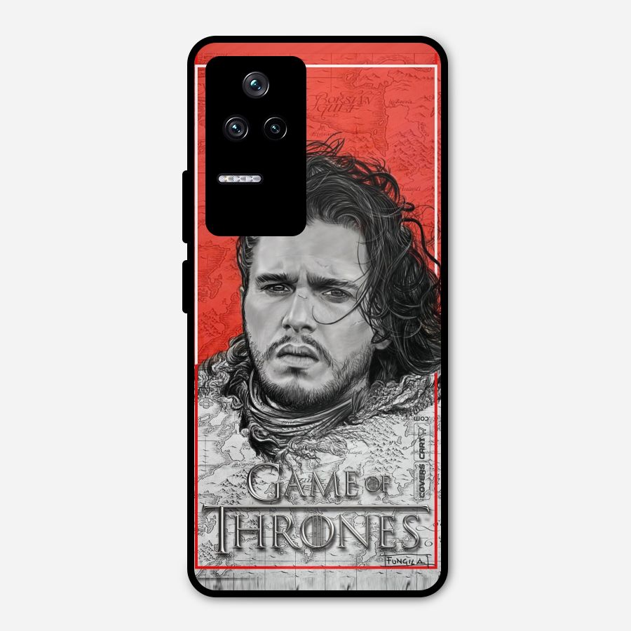 Jon Snow Nights Watch Metal Back Case for Poco F4 5G