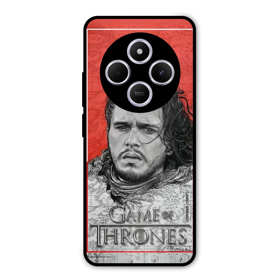 Jon Snow Nights Watch Metal Back Case for Poco M7