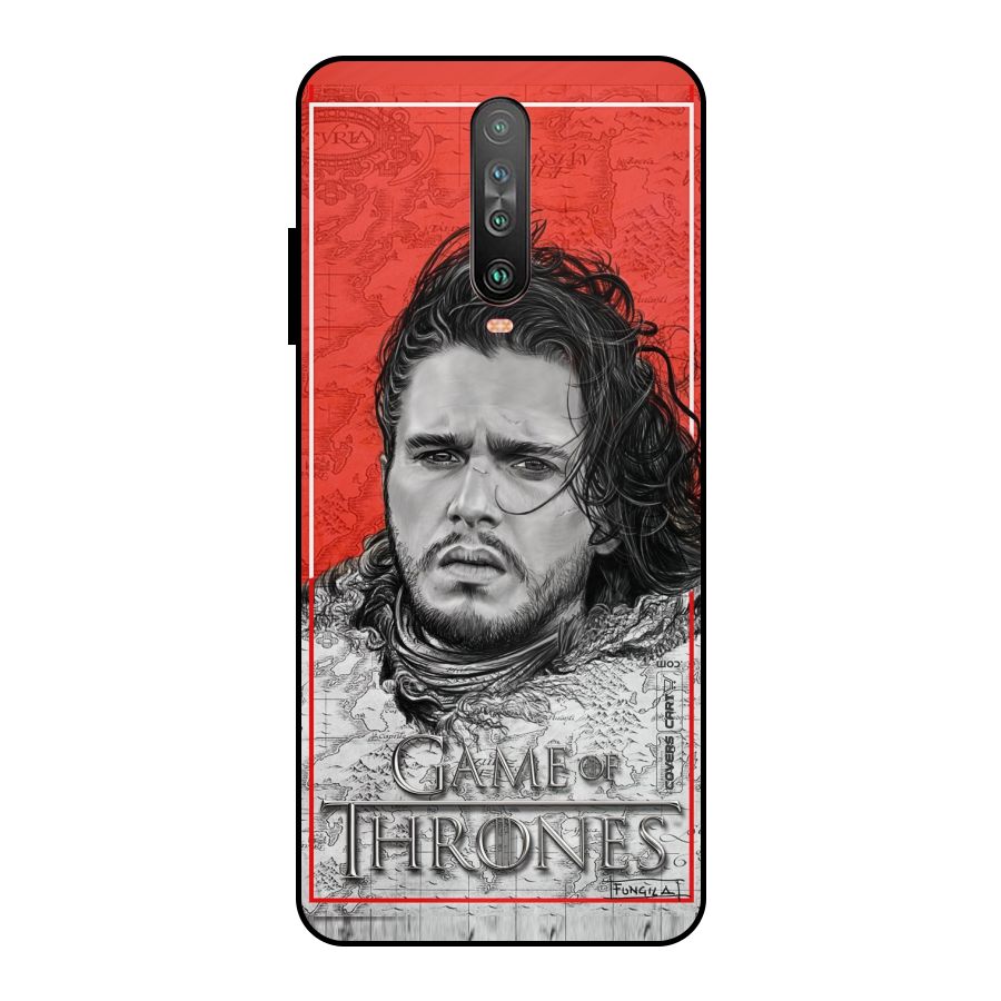 Jon Snow Nights Watch Metal Back Case for Poco X2