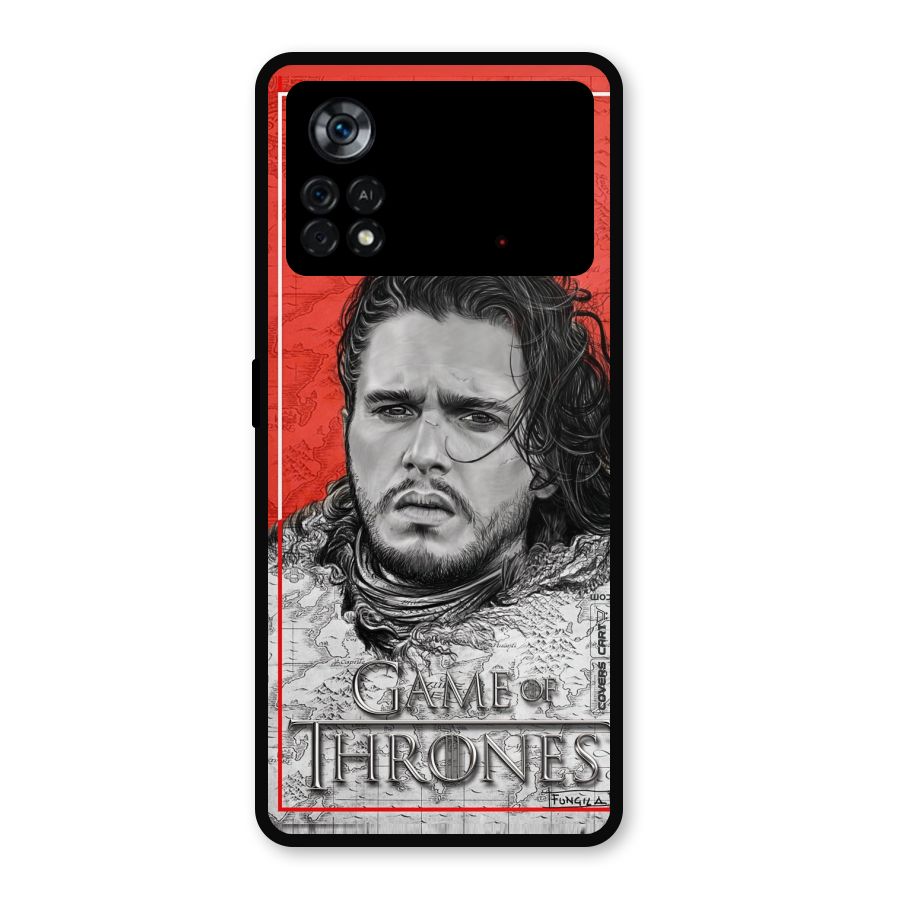 Jon Snow Nights Watch Metal Back Case for Poco X4 Pro 5G