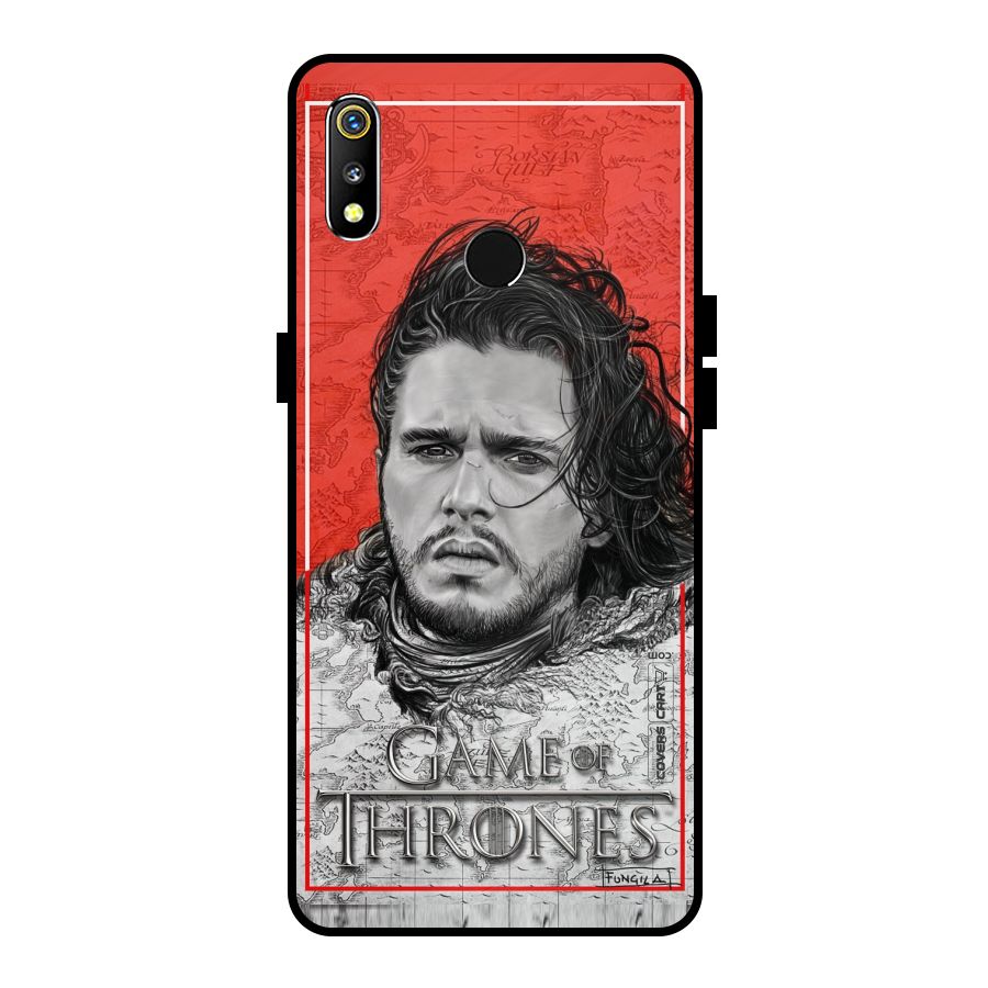Jon Snow Nights Watch Metal Back Case for Realme 3