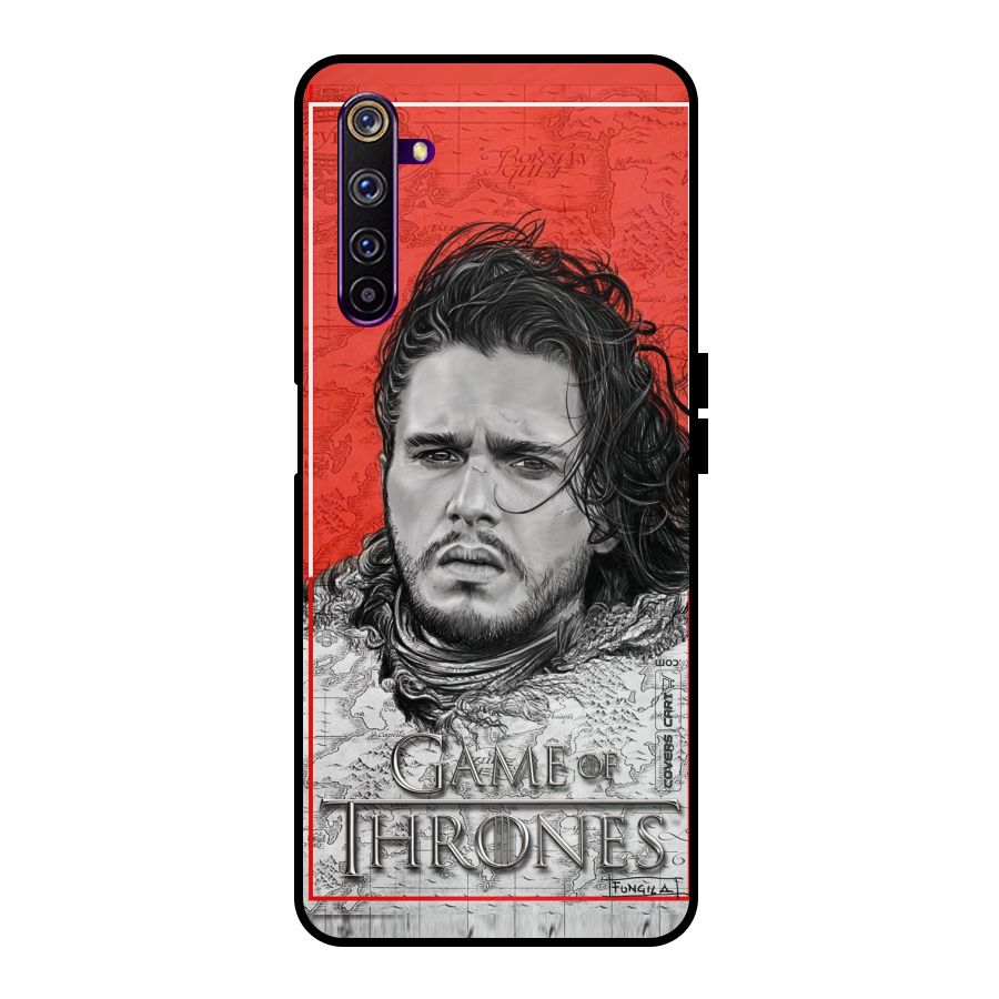 Jon Snow Nights Watch Metal Back Case for Realme 6 Pro