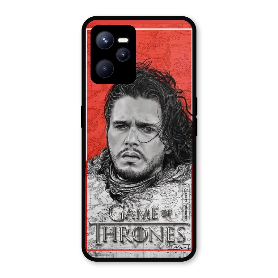 Jon Snow Nights Watch Metal Back Case for Realme C35