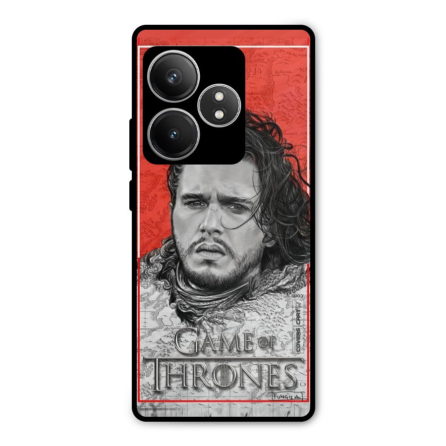 Jon Snow Nights Watch Metal Back Case for Realme GT 6T