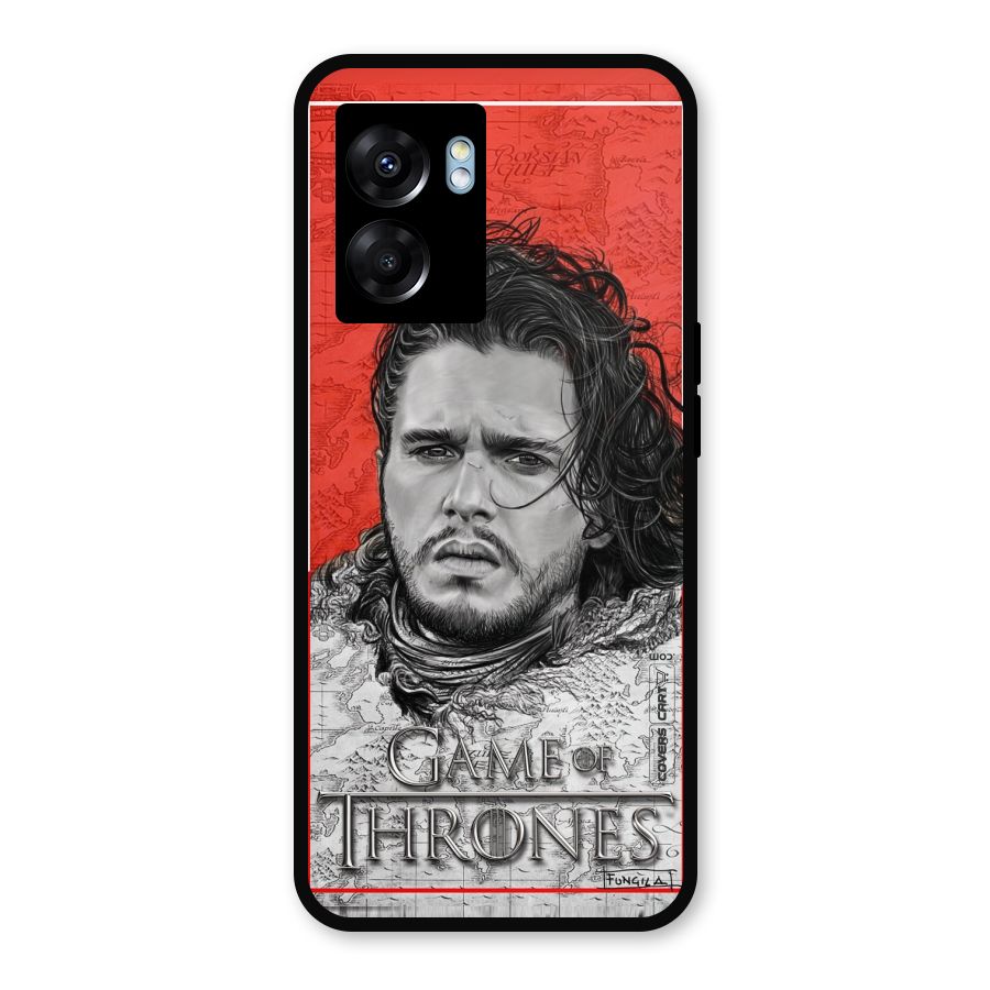 Jon Snow Nights Watch Metal Back Case for Realme Narzo 50 5G