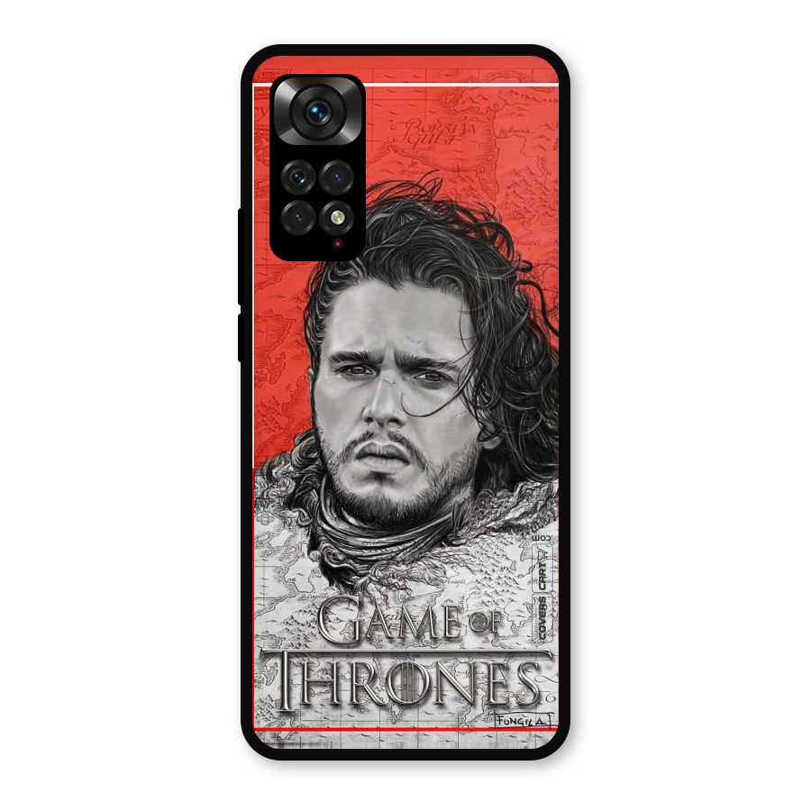Jon Snow Nights Watch Metal Back Case for Redmi Note 11s