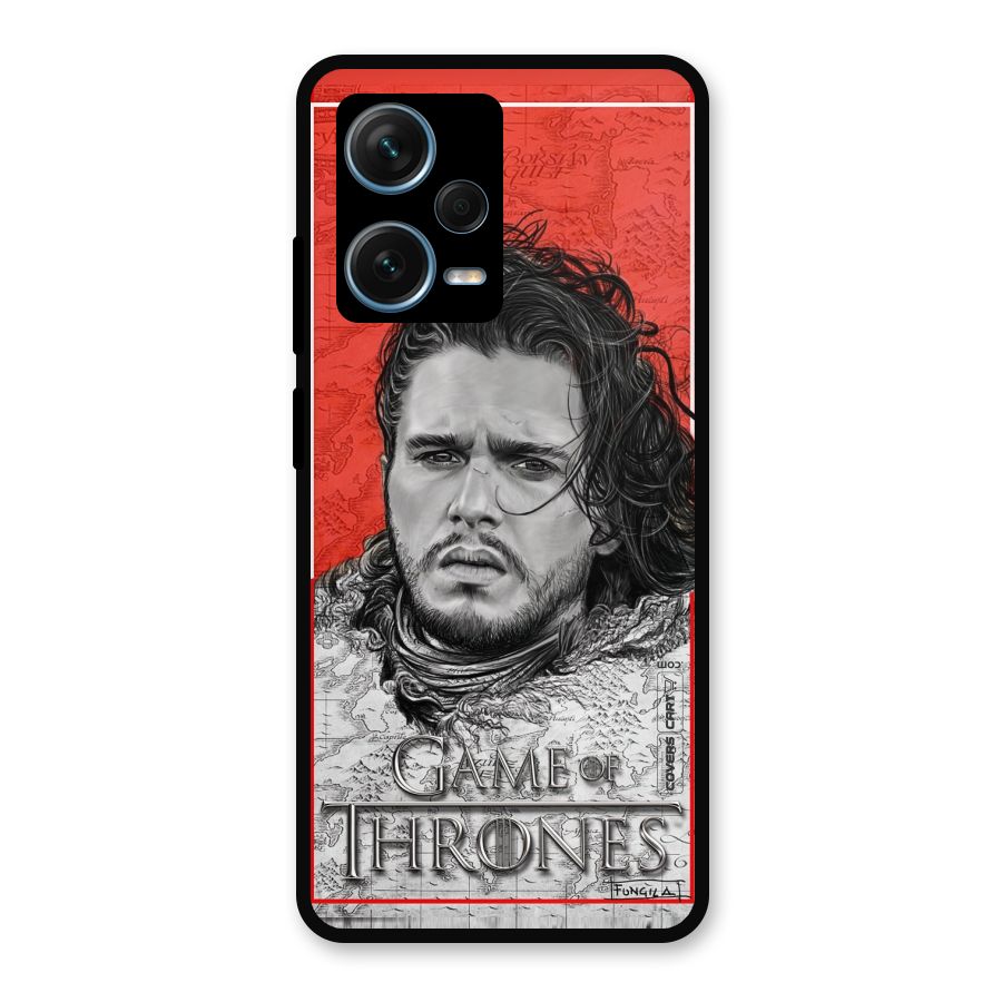 Jon Snow Nights Watch Metal Back Case for Redmi Note 12 Pro Plus 5G