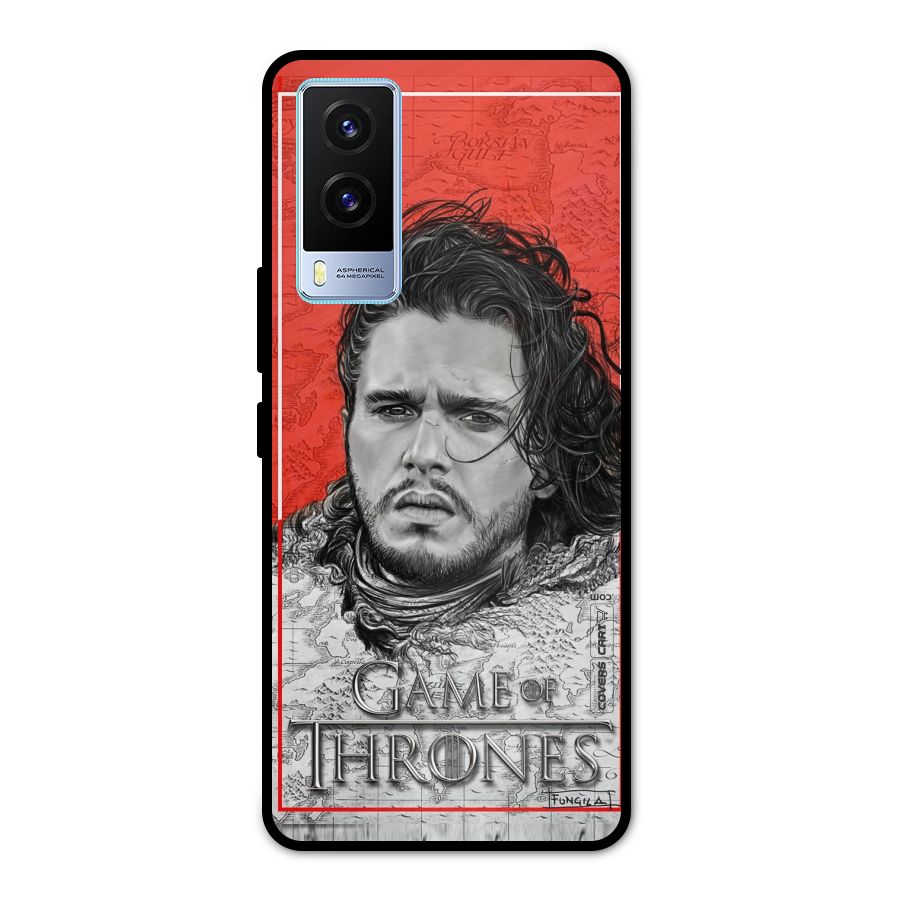 Jon Snow Nights Watch Metal Back Case for Vivo V21e 5G