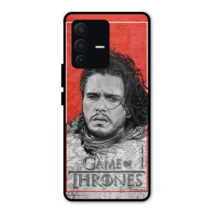 Jon Snow Nights Watch Metal Back Case for Vivo V23 Pro