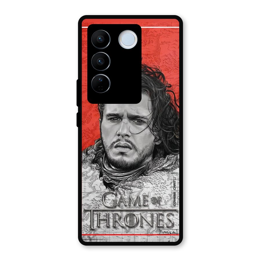 Jon Snow Nights Watch Metal Back Case for Vivo V27