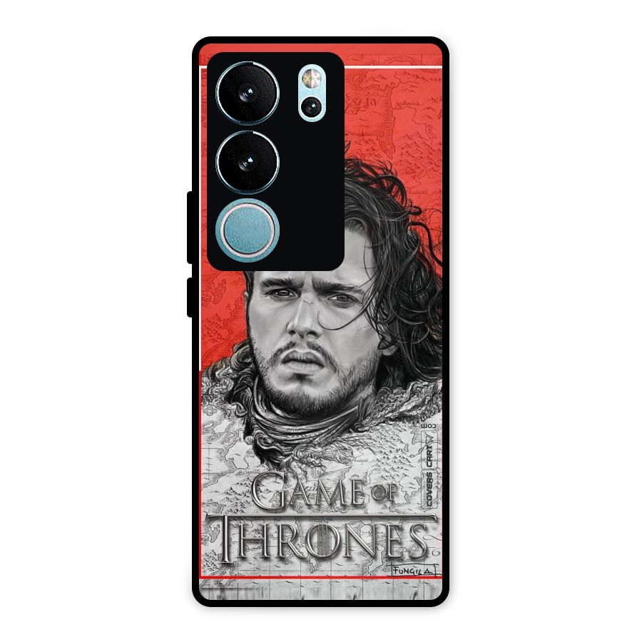 Jon Snow Nights Watch Metal Back Case for Vivo V29