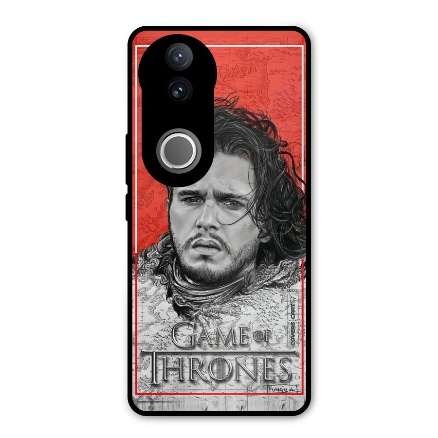 Jon Snow Nights Watch Metal Back Case for Vivo V50e