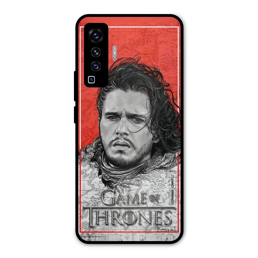 Jon Snow Nights Watch Metal Back Case for Vivo X50