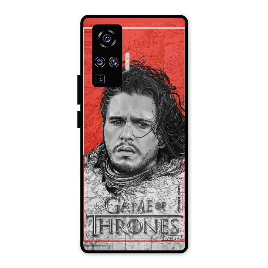 Jon Snow Nights Watch Metal Back Case for Vivo X50 Pro