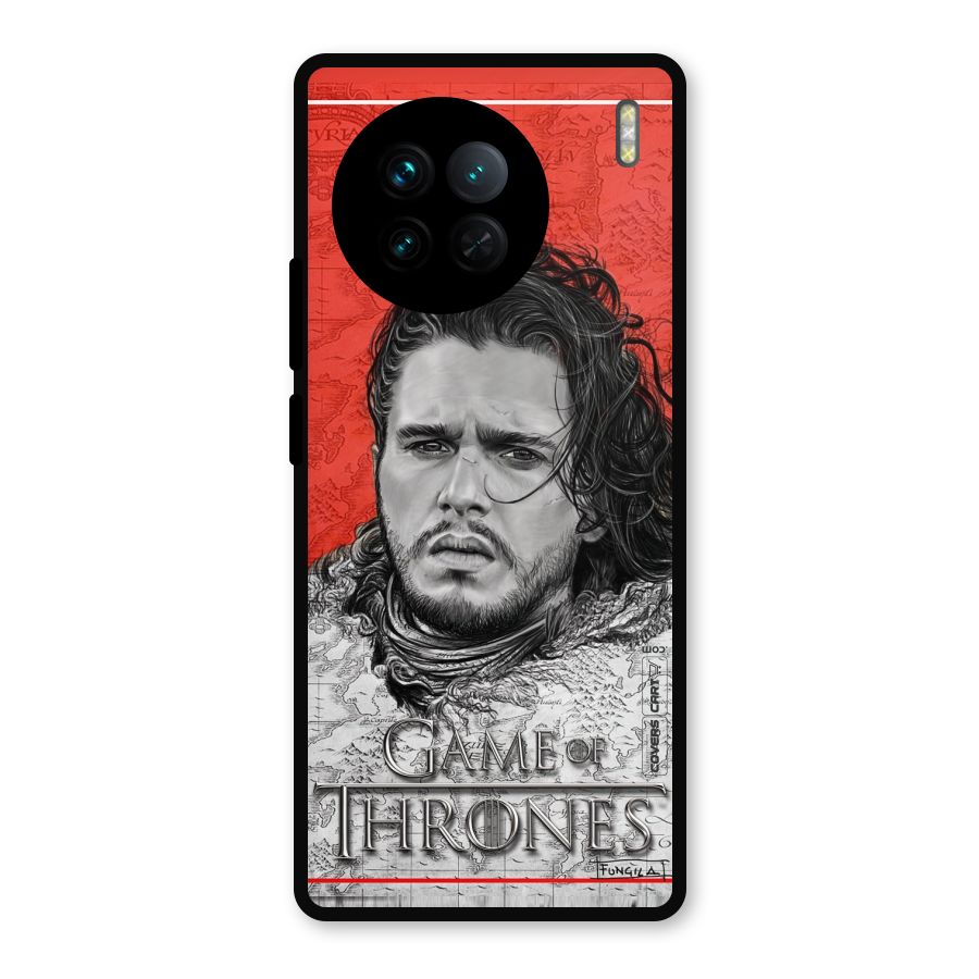 Jon Snow Nights Watch Metal Back Case for Vivo X90