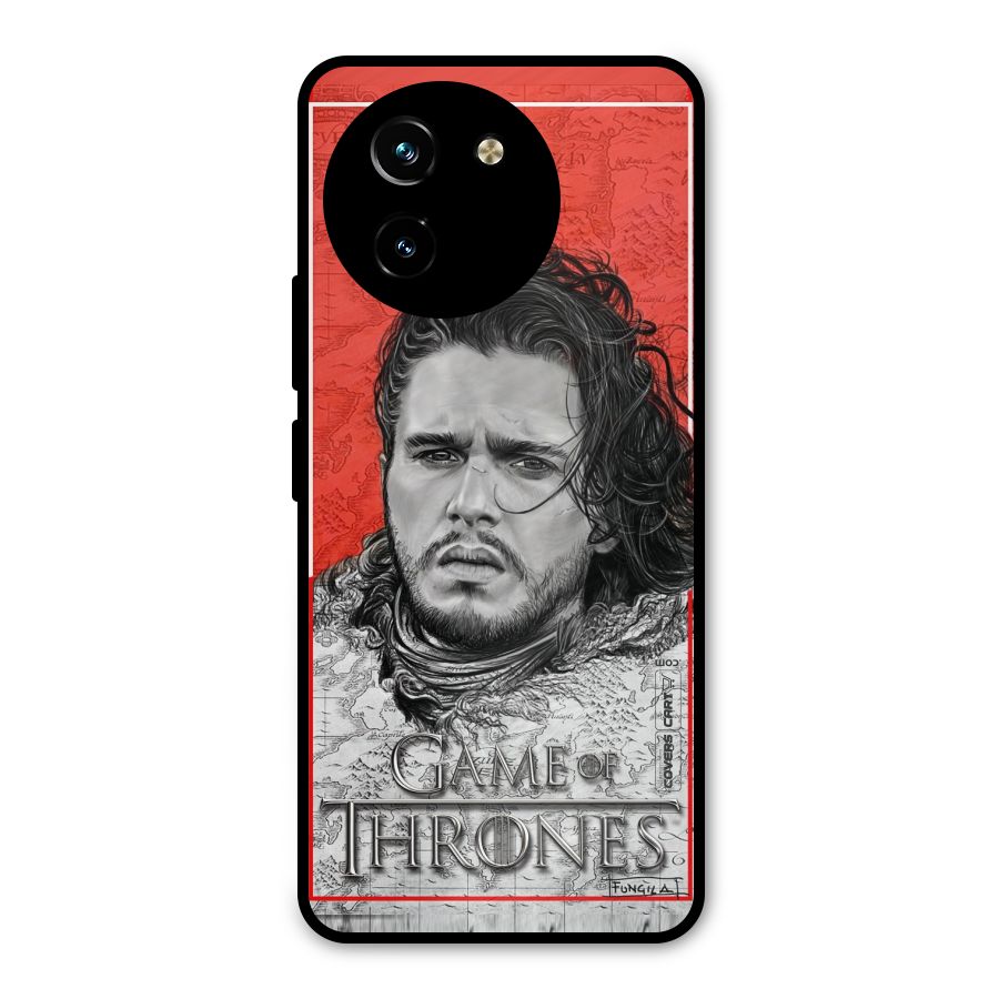 Jon Snow Nights Watch Metal Back Case for Vivo Y200i