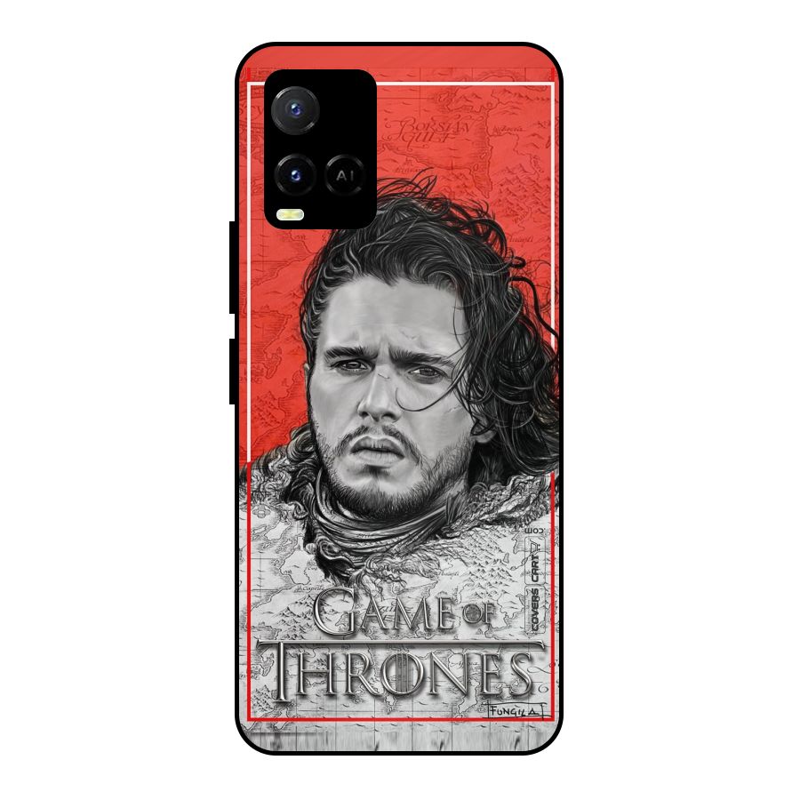 Jon Snow Nights Watch Metal Back Case for Vivo Y21A