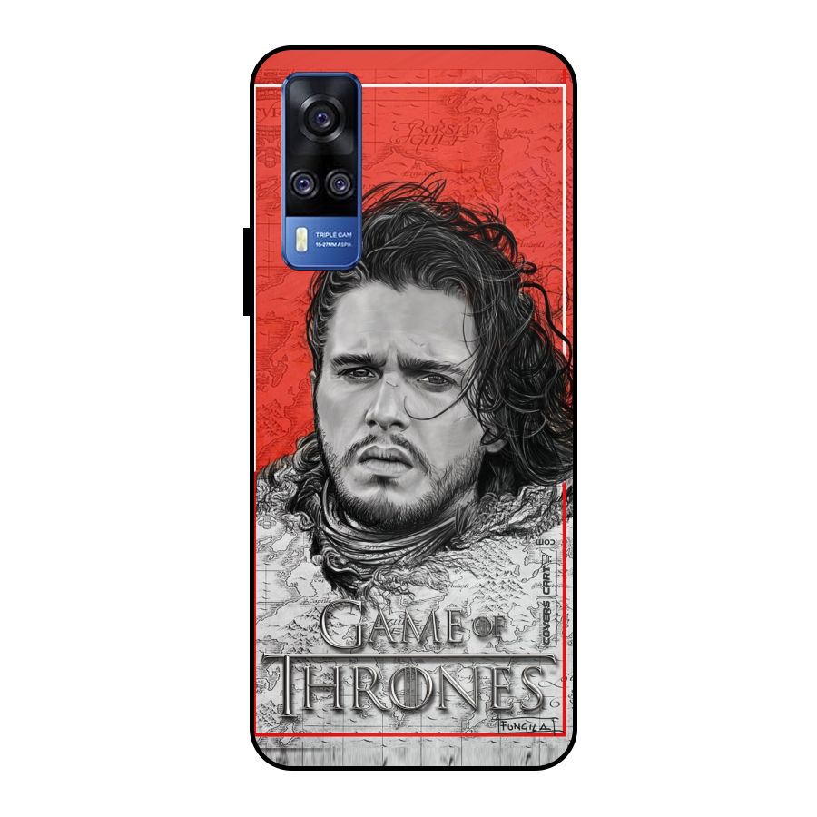 Jon Snow Nights Watch Metal Back Case for Vivo Y51