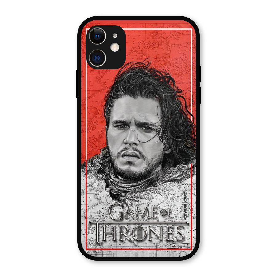Jon Snow Nights Watch Metal Back Case for iPhone 11