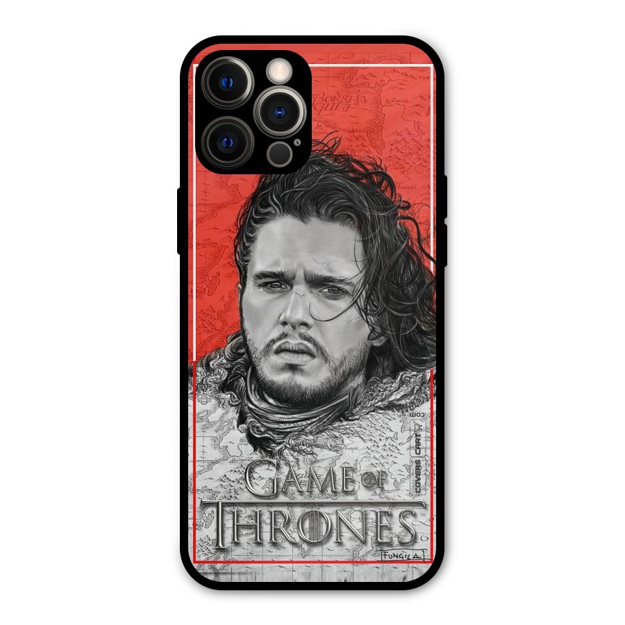 Jon Snow Nights Watch Metal Back Case for iPhone 12 Pro Max