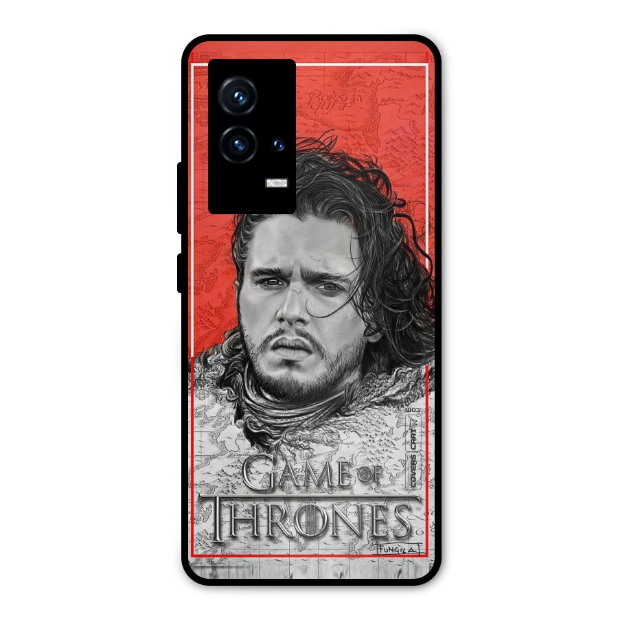 Jon Snow Nights Watch Metal Back Case for iQOO 9 5G