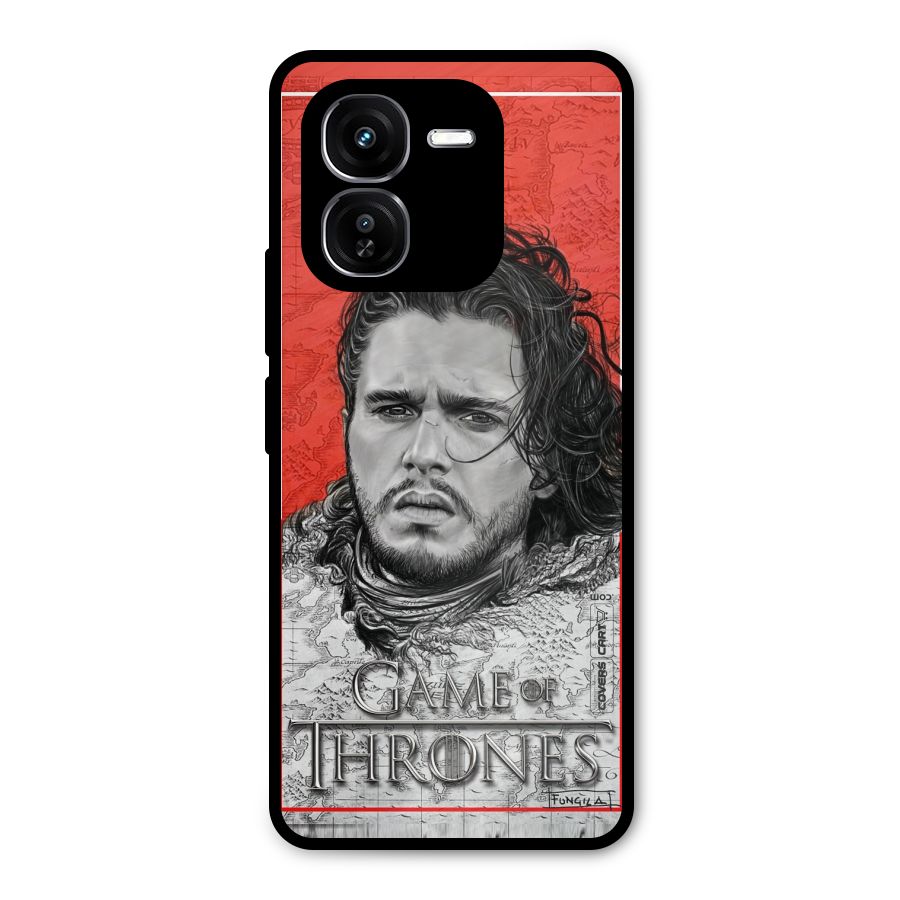 Jon Snow Nights Watch Metal Back Case for iQOO Z9x