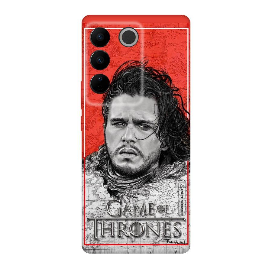 Jon Snow Nights Watch Original Polycarbonate Back Case for Vivo V27