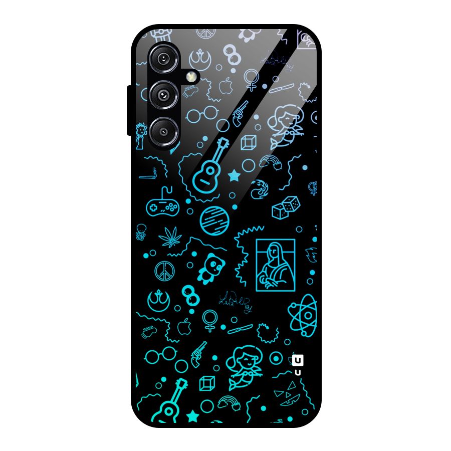 Joy Art Glass Back Case for Galaxy M34 5G