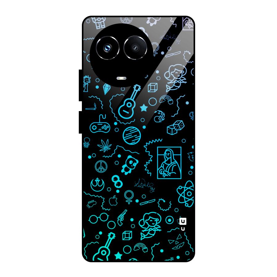 Joy Art Glass Back Case for Realme Narzo 60X