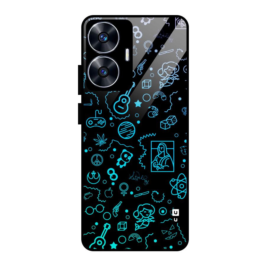 Joy Art Glass Back Case for Realme Narzo N55