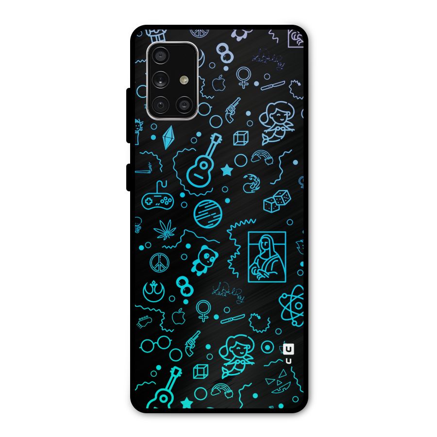 Joy Art Metal Back Case for Galaxy A71