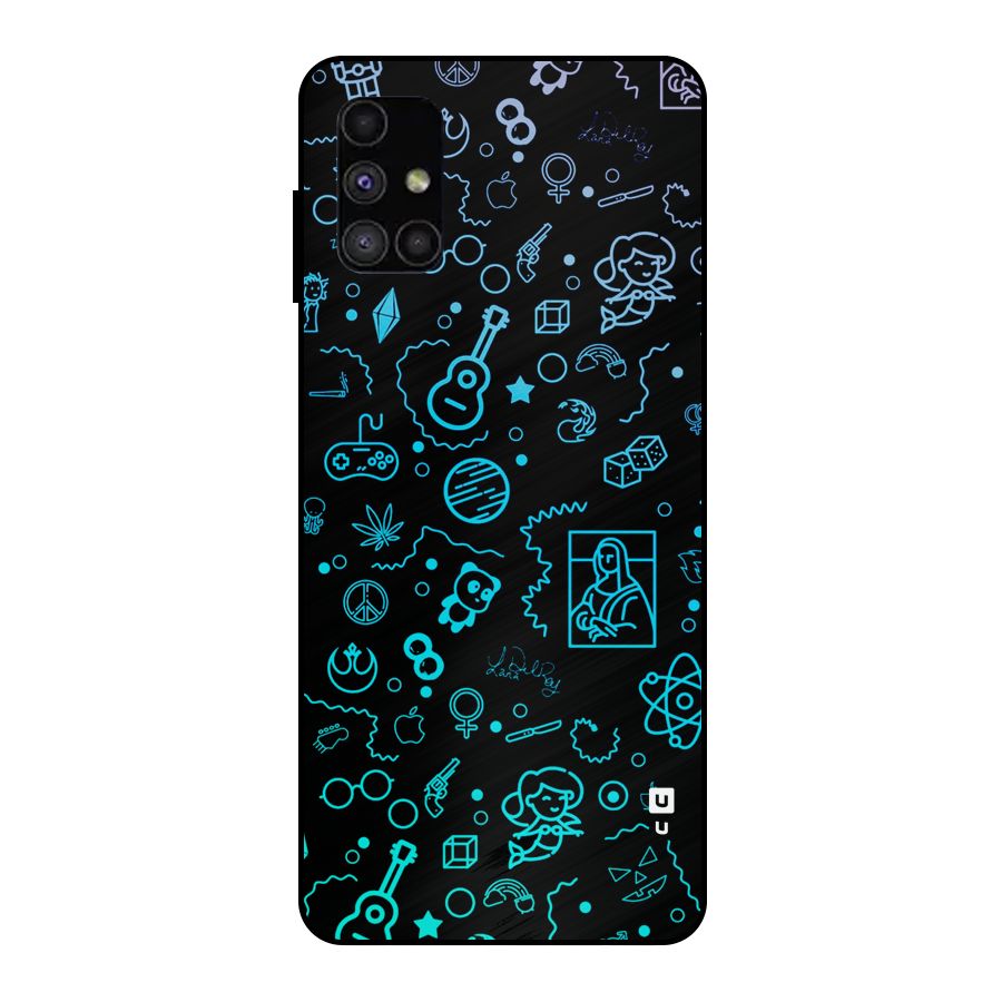 Joy Art Metal Back Case for Galaxy M51