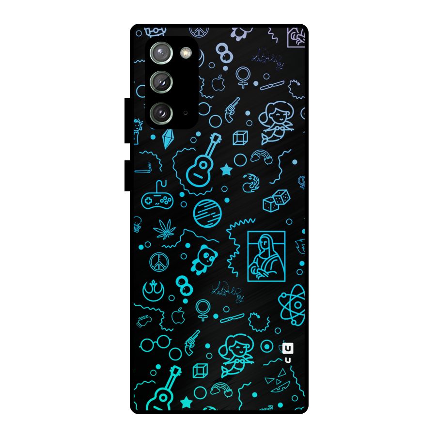 Joy Art Metal Back Case for Galaxy Note 20