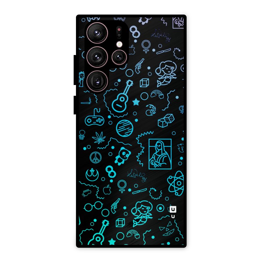 Joy Art Metal Back Case for Galaxy S22 Ultra 5G