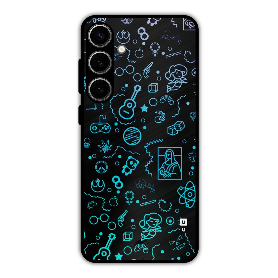 Joy Art Metal Back Case for Galaxy S24 Plus
