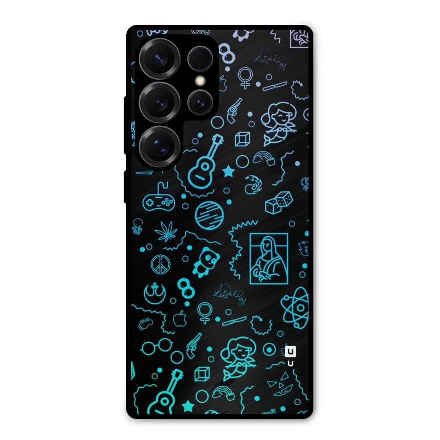Joy Art Metal Back Case for Galaxy S25 Ultra