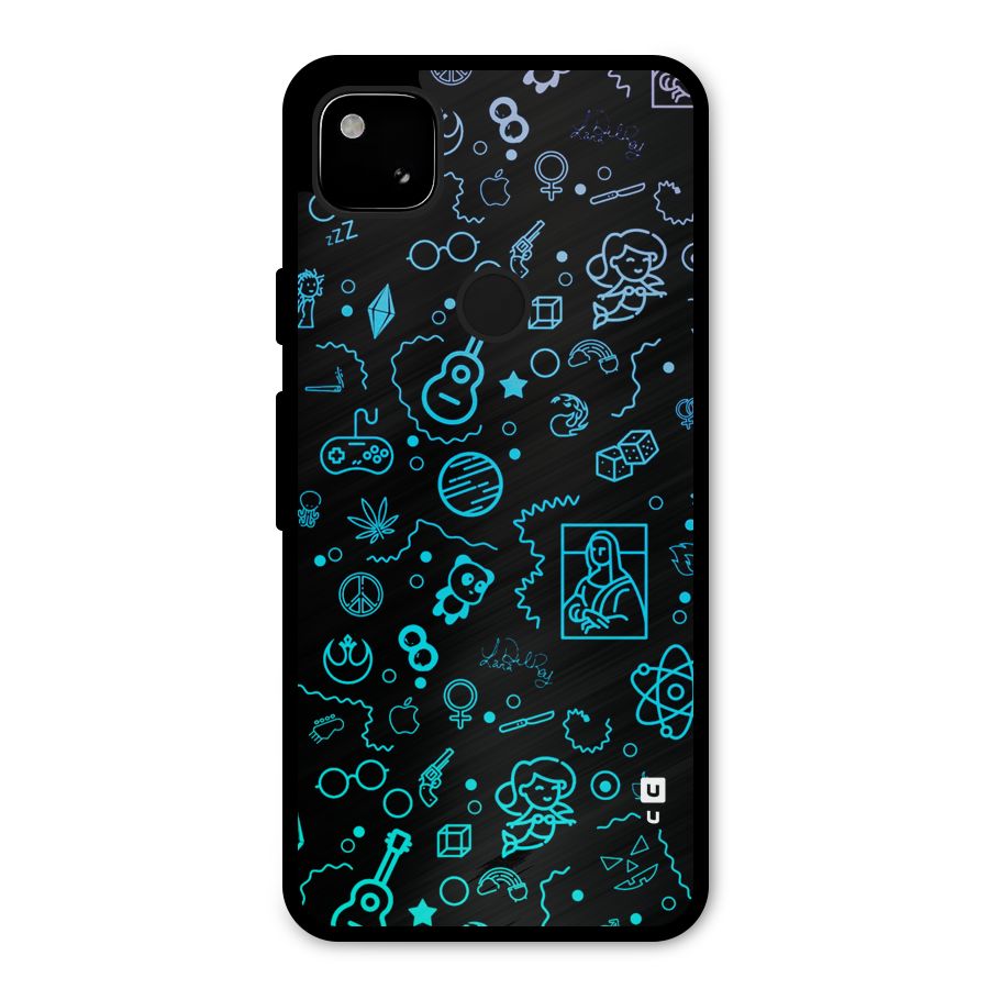 Joy Art Metal Back Case for Google Pixel 4a