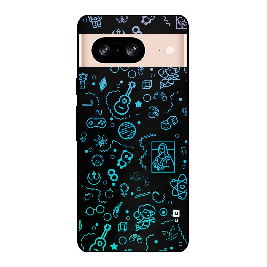 Joy Art Metal Back Case for Google Pixel 8
